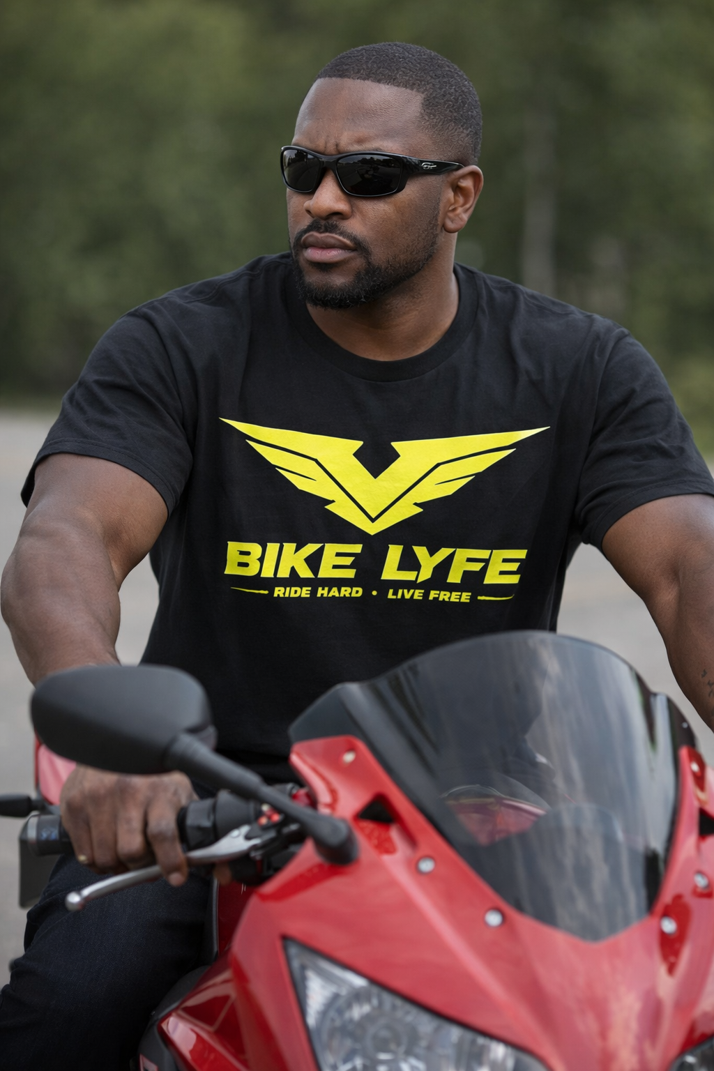 BIKE LYFE Relaxed Fit Graphic T-Shirt