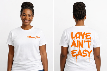 Love Ain’t Easy – Oversized Black Streetwear T-Shirt